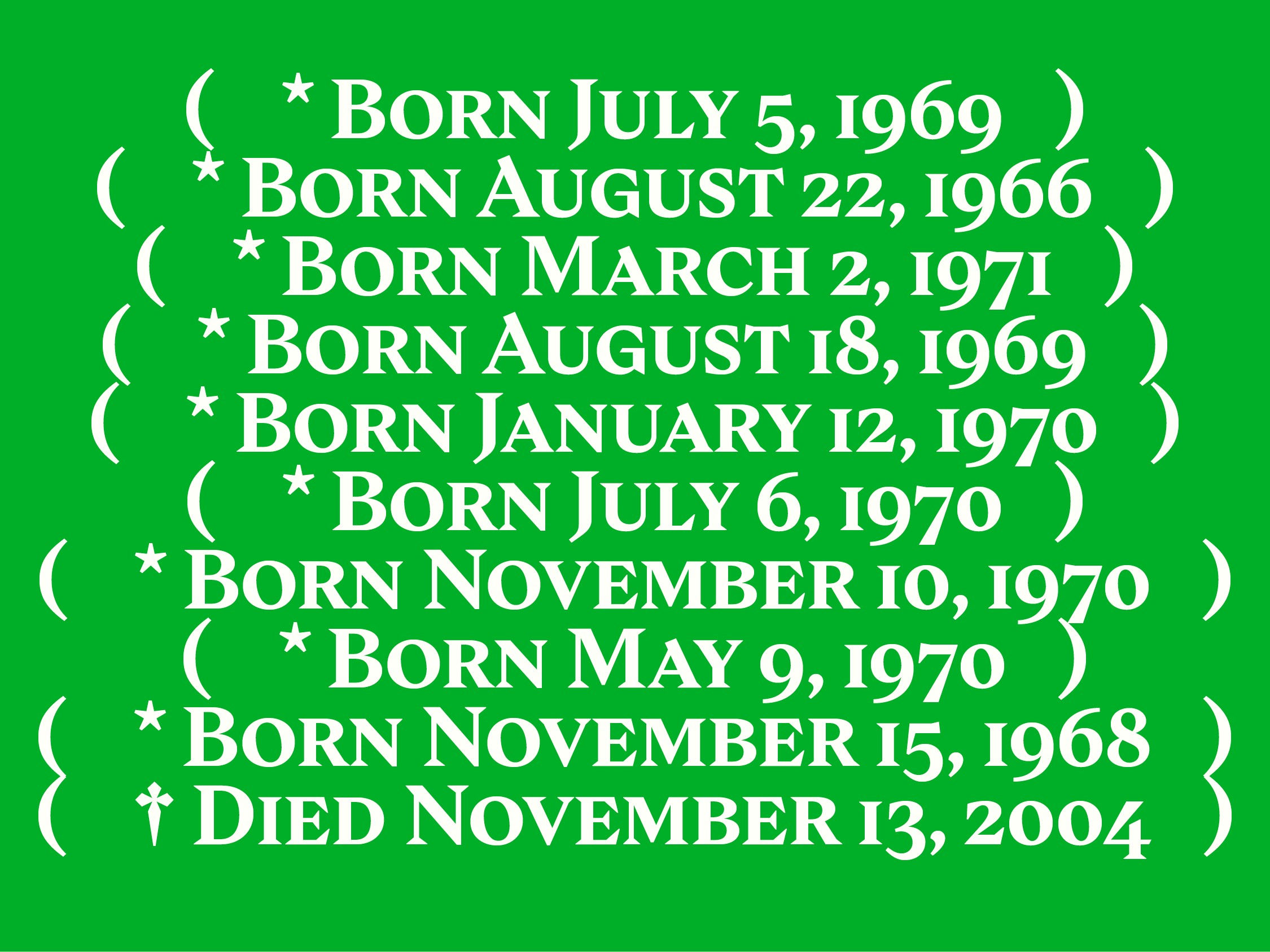 Small caps of the Ghost Bold