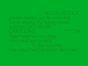 Ghost Hairline typeface