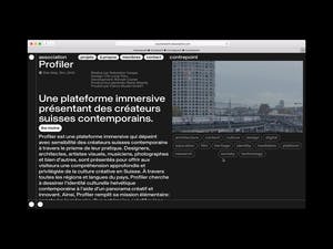 Website for Counterpoint association designed by Nolan Paparelli in collaboration with Sebastian Vargas (KAIROS STUDIO)