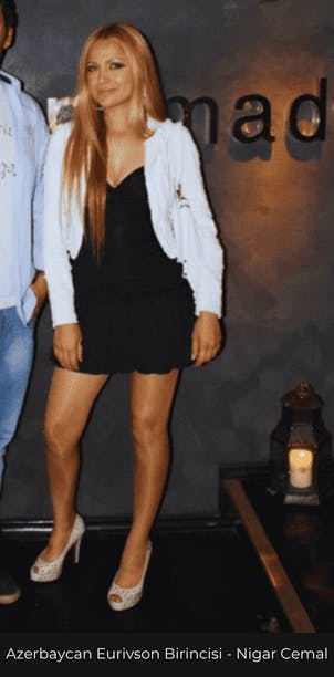 Nomads-Ünlüler-Sanatçılar-Celebrities-Azerbeycan Eurivson Birincisi - Nigar cemal