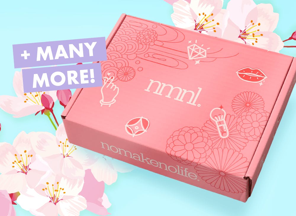 A nomakenolife box shows that there are many more items inside