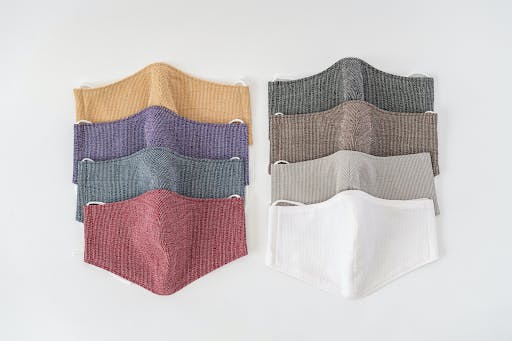 Japanese face masks manufactured with traditional Japanese washi paper