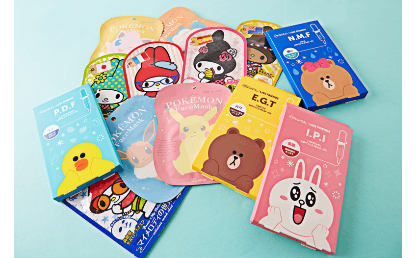 The top cutest sheet masks from Japan and Korea | The Best Korean and Japanese Beauty Box Straight from Tokyo to Your Door!