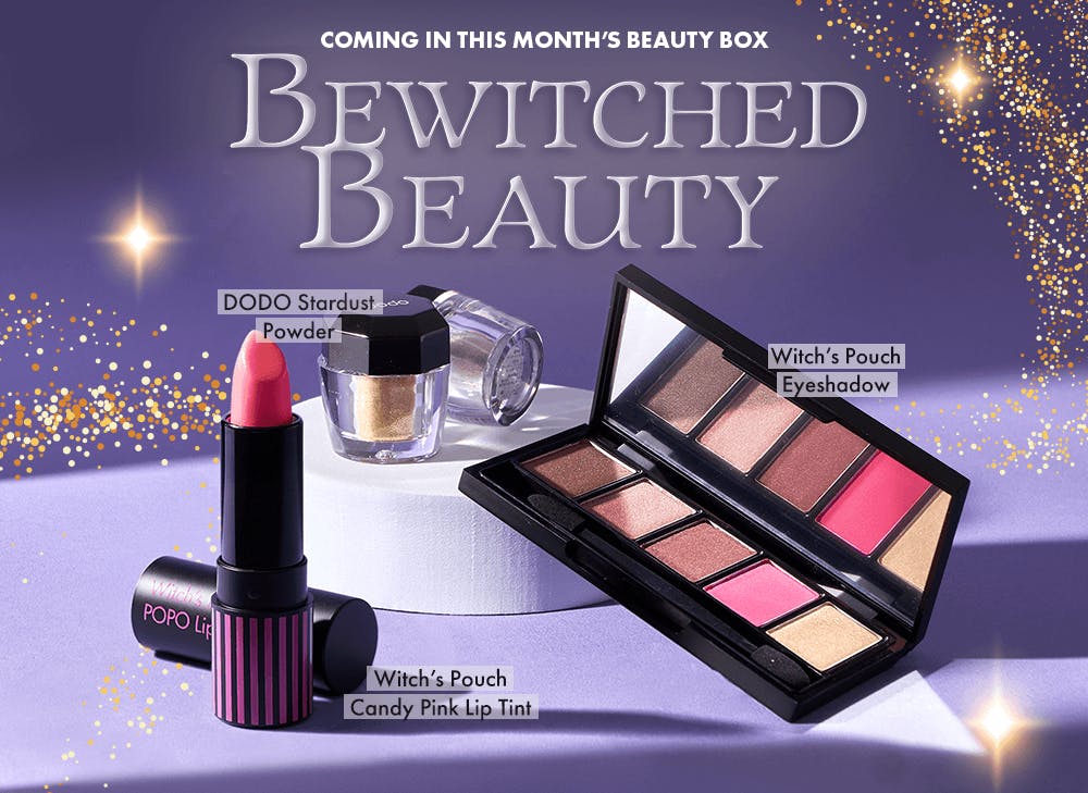 nmnl item reveal makeup items for the Bewitched Beauty Set from the October Enchanted Glam Box