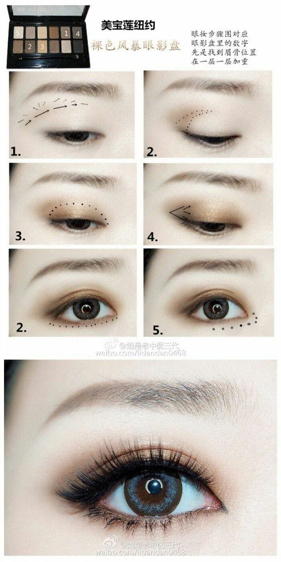 Anese Korean Eye Makeup Tutorials
