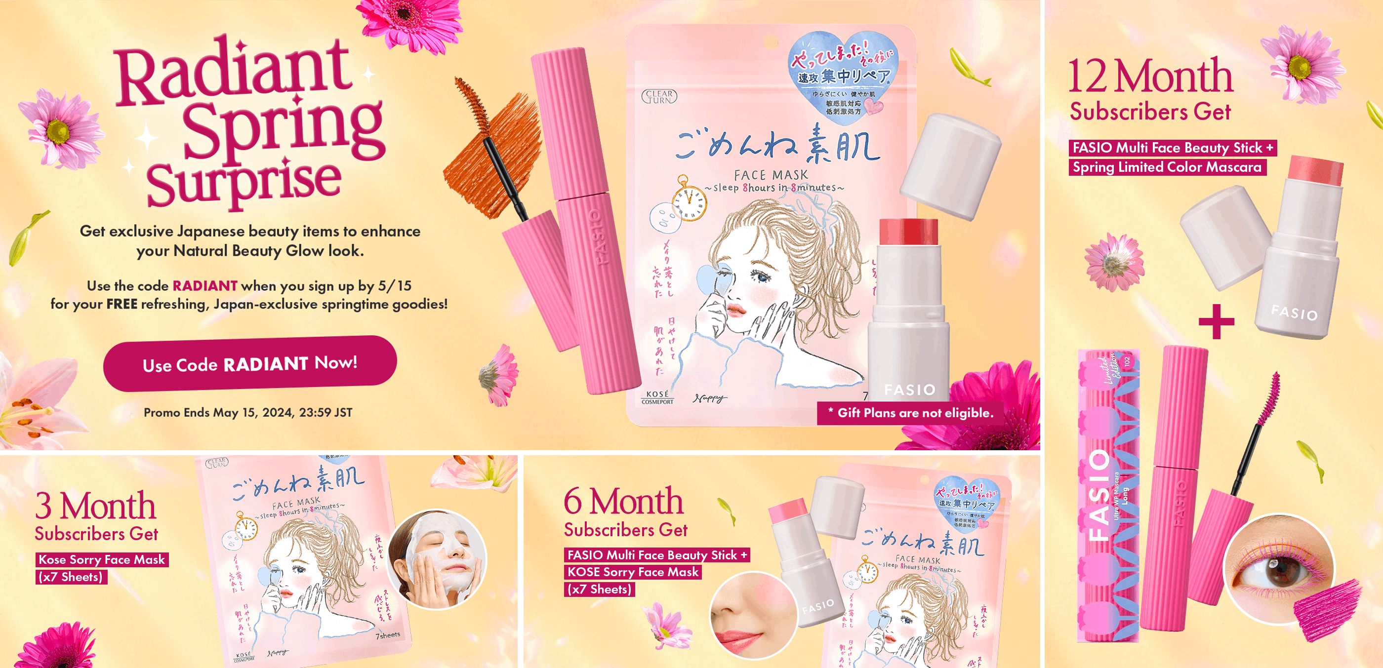 Sign up for nomakenolife using the code RADIANT to get these beauty-enhancing items in your box by 5/15