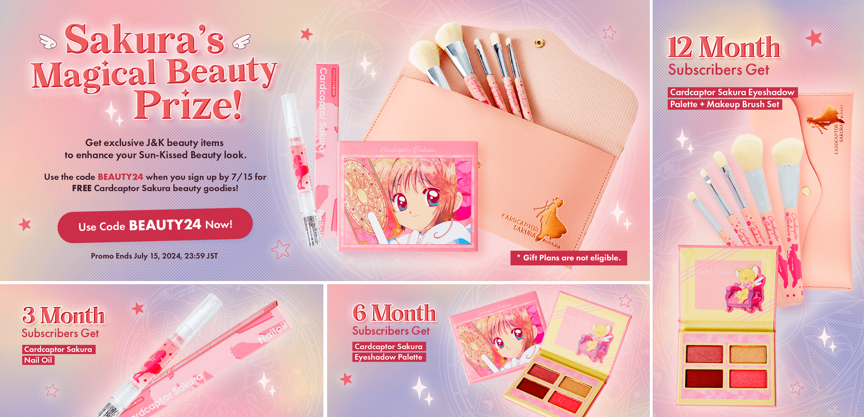 July 2024 Sakura's Magical Beauty Prize Promo use the code BEAUTY24 at checkout