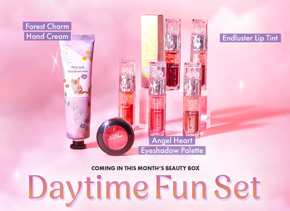 nmnl item reveals makeup items for the Daytime Fun Set for the Neko Nighttime Spa box