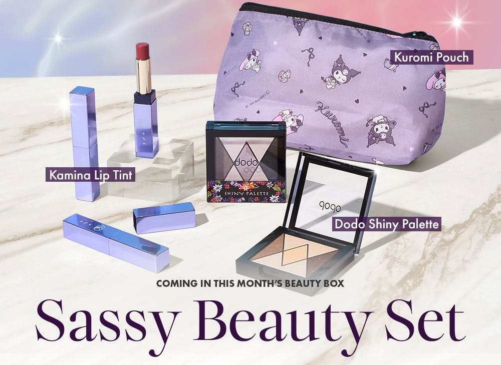 nmnl item reveals makeup items for the Sassy Beauty Set for the Bath & Beauty Bliss box


