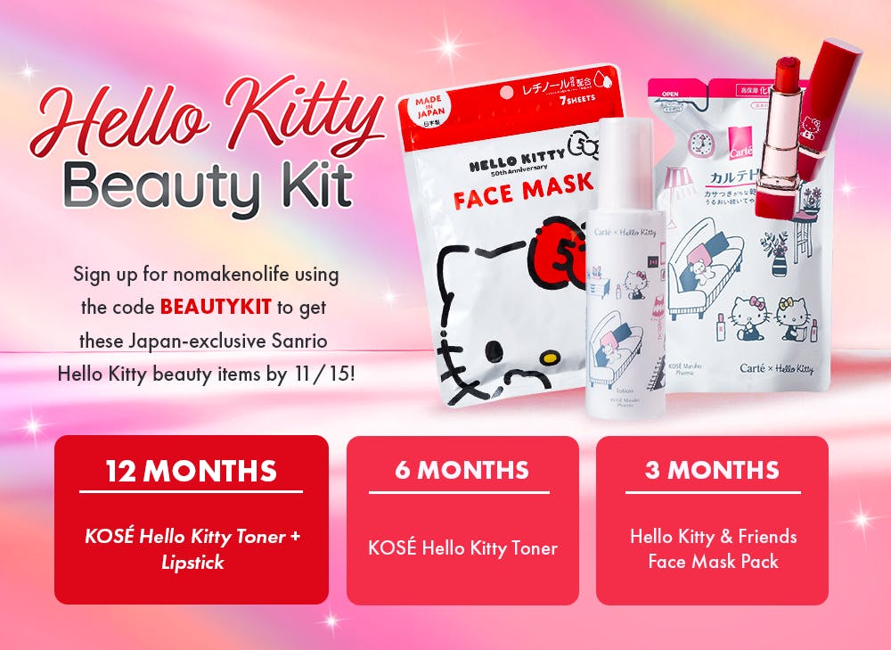  nmnl promo reveal for Hello Kitty Beauty Kit for the Bath & Beauty Bliss box