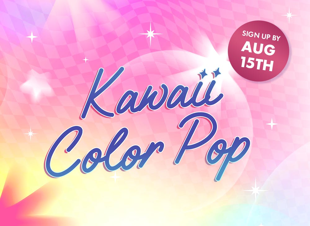 nmnl item reveal makeup items next to the nomakenolife makeup Kawaii Color Pop beauty box!