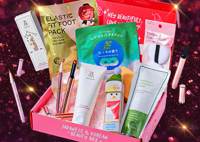 Sign up by December 15th for eight Japanese & Korean products in your Holiday Beauty Bliss box.