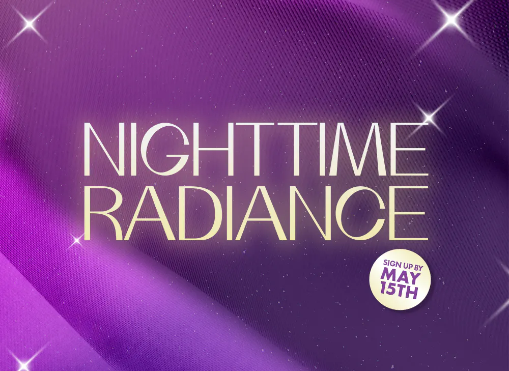 nmnl item reveal makeup items next to the nomakenolife makeup Nighttime Radiance beauty box!