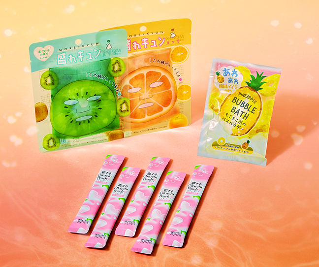 nmnl item reveal makeup items for the Fruity & Fun Skincare Set for the Tropical Summer Glow box