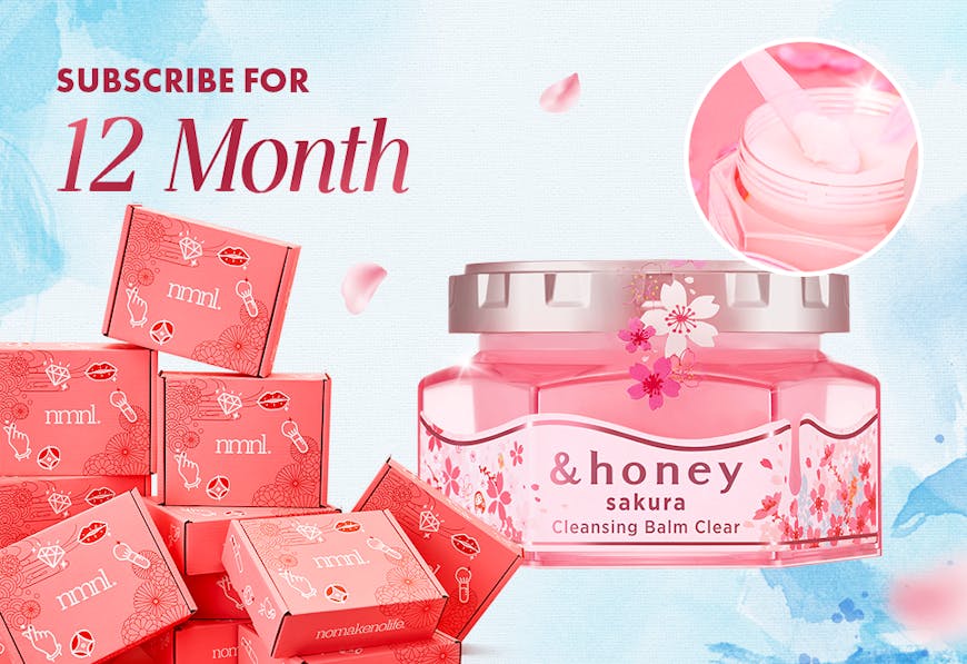 nmnl 12 months subscription use the code SPRING24 to receive FREE &honey Sakura Cleansing Balm 