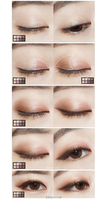 brown eyeliner makeup