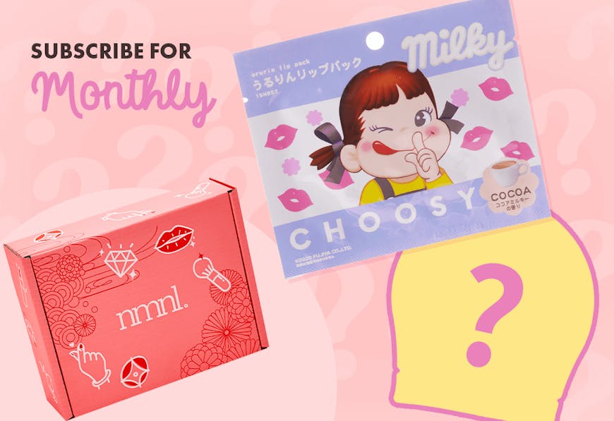 A promotion for nomakenolife February box Blushing Beauty, for a sheet mask surprise with code PINKKISS