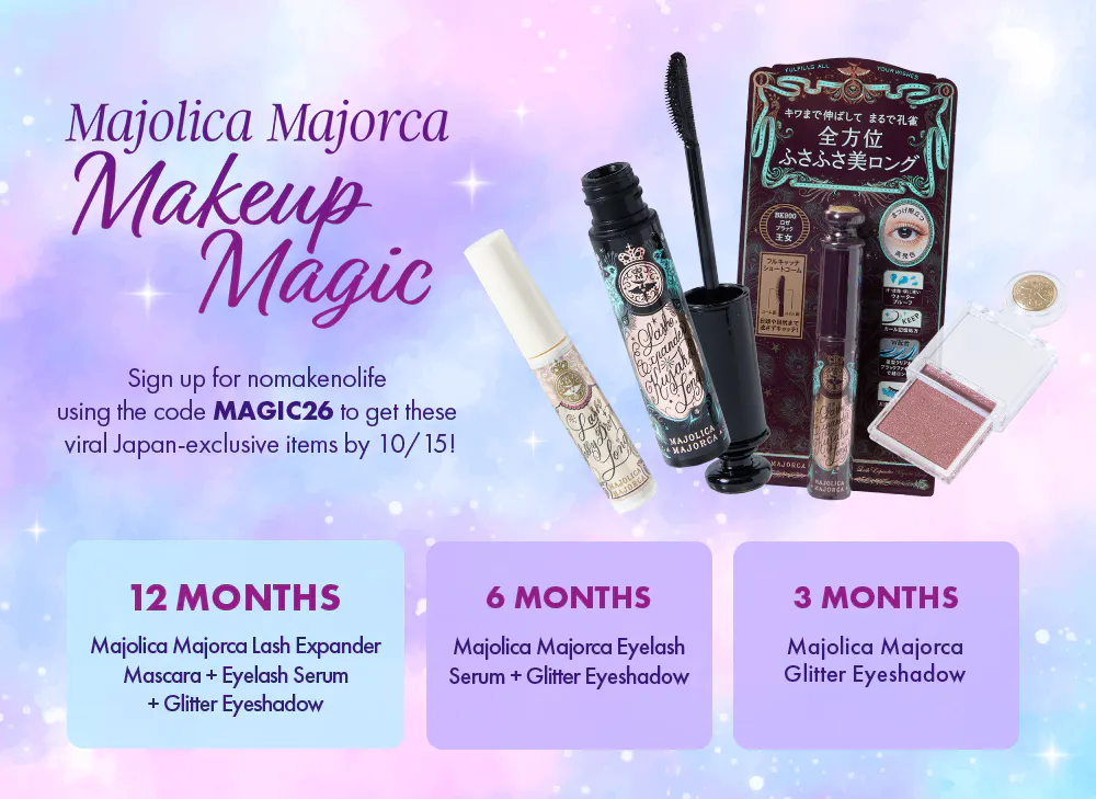 nmnl promo reveal for Majolica Majorca Makeup Magic for the Moonlit Date Glam box