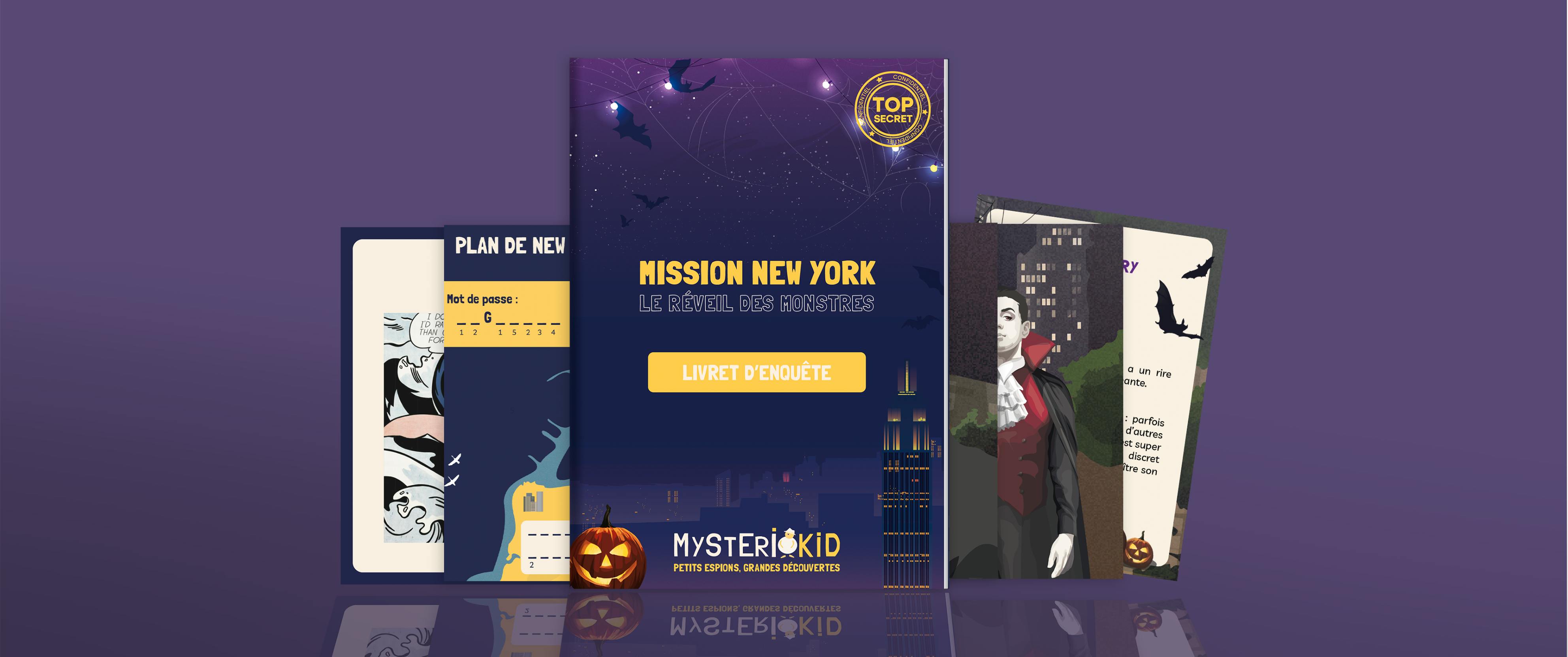 Mission New York, Le réveil des monstres, escape game éducatif à partir de 7 ans