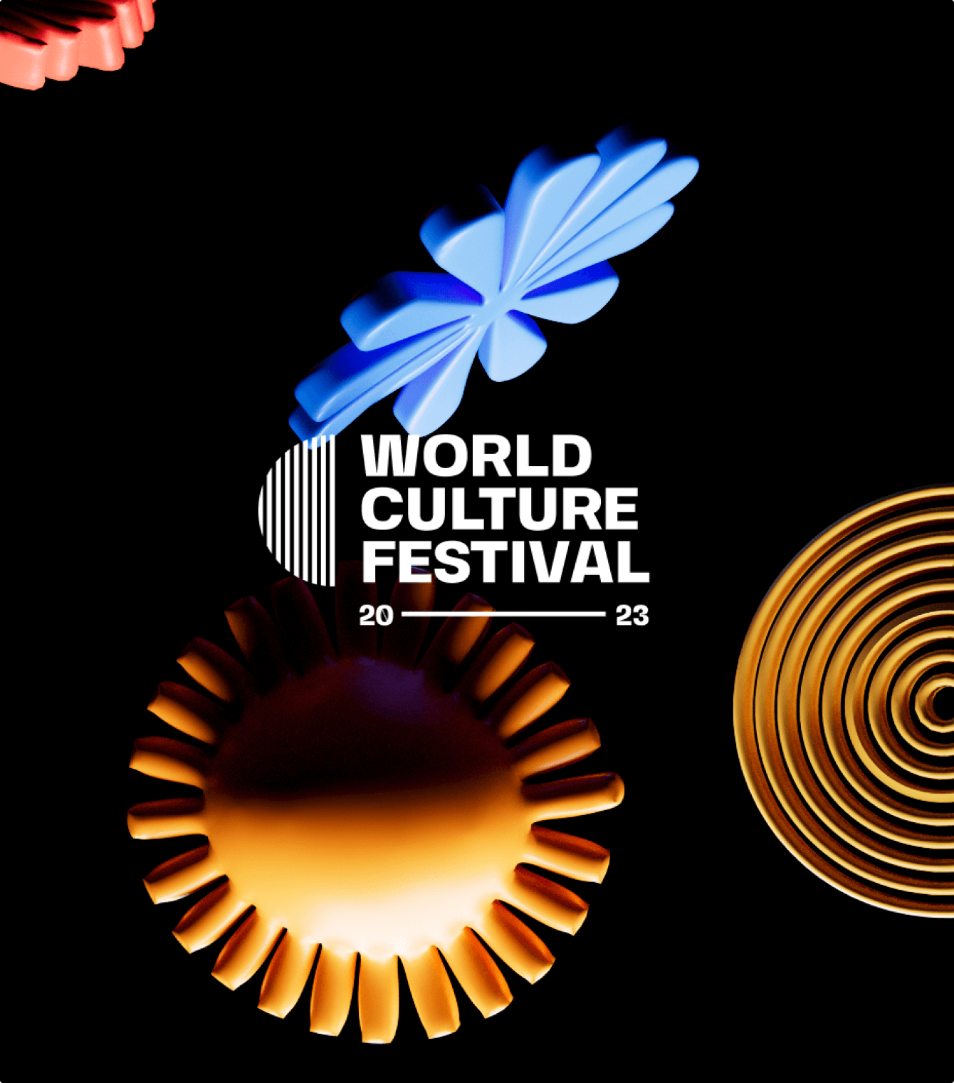World culture festival - branding for the event.