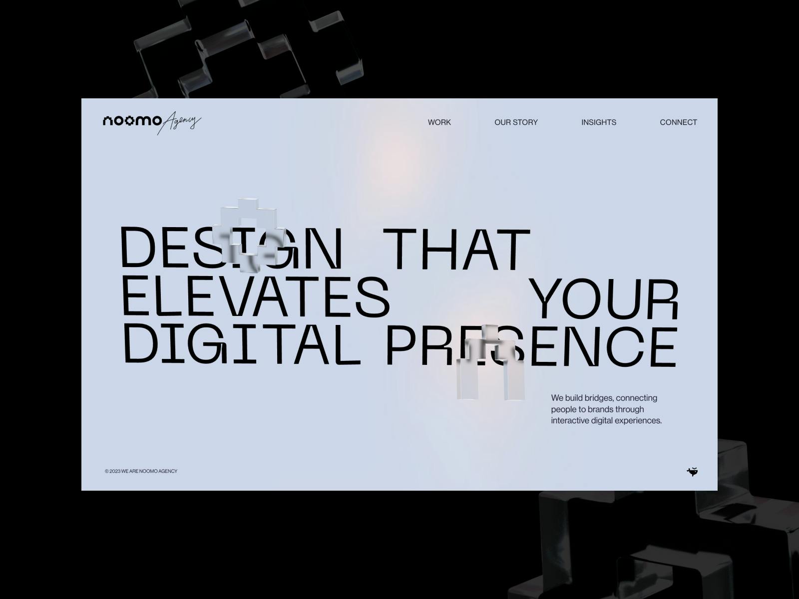 Noomo agency award-winning website