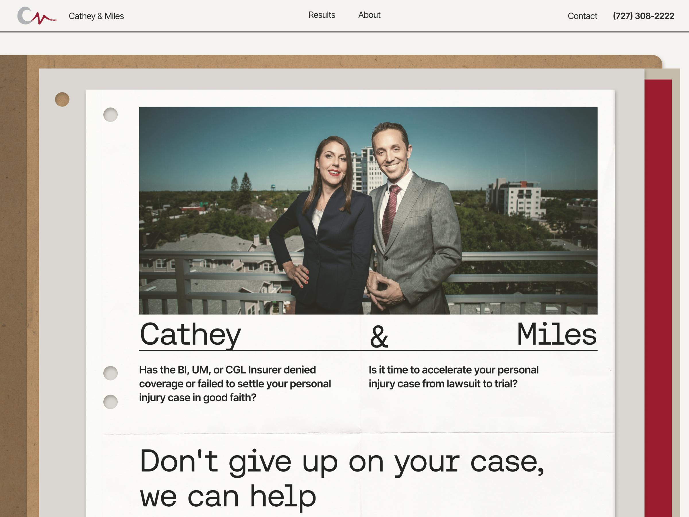 Craft website for a law firm