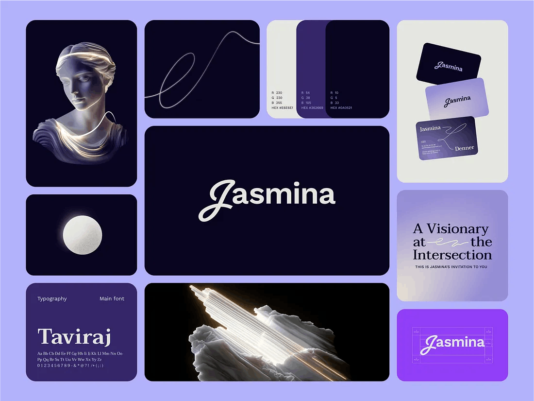 Jasmina Denner brand identity