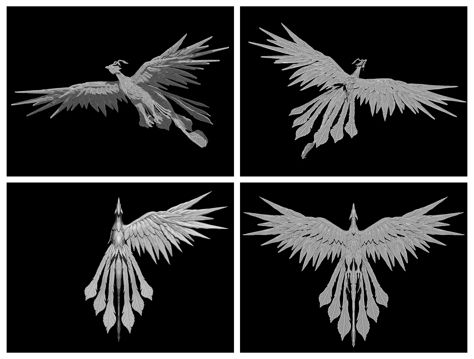 Phoenix 3D model