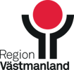 the region vastmanland logo is black lines below a red circle