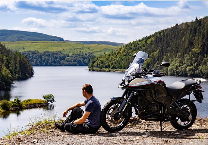 viajar de moto