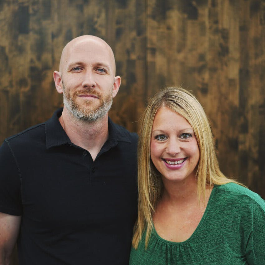 Portrait of Will and Jamie Miller.
