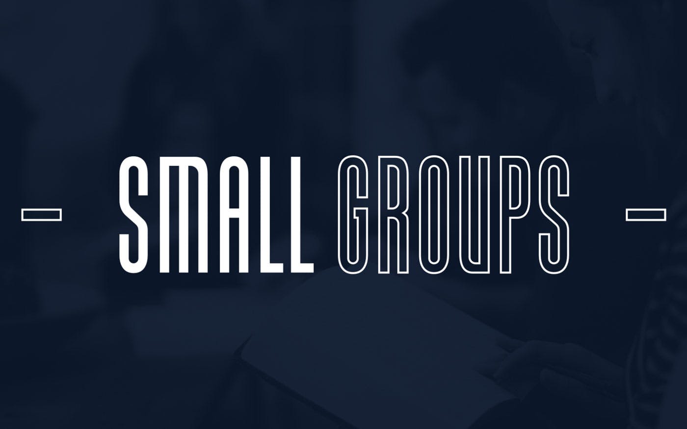 Small groups logo.