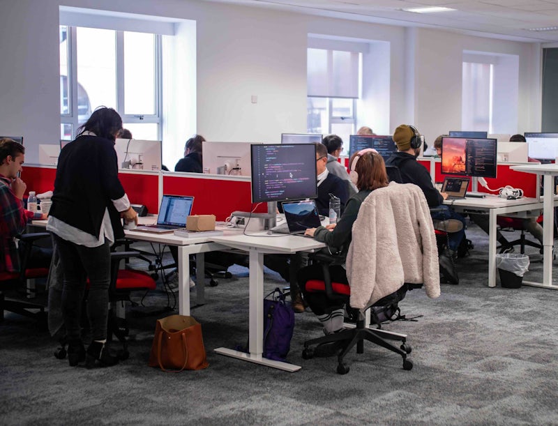 Northcoders mentors at Manchester office