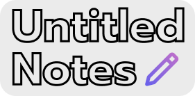 Team SevenEleventh present Untitled Notes!