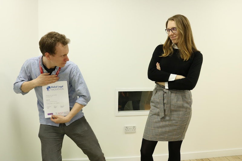 Two Northcoders Take on the 2019 Global Legal Hackathon in Manchester