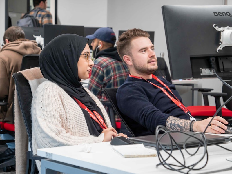 Pair programming at Northcoders bootcamp