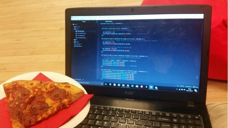 Pizza and Primitives: Learning to Code at Introduction to Programming