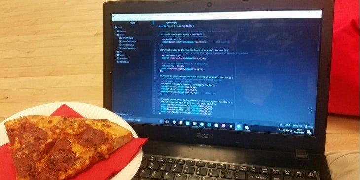 Pizza and Primitives: Learning to Code at Introduction to Programming
