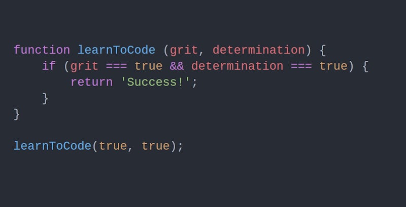 Your first three months of code