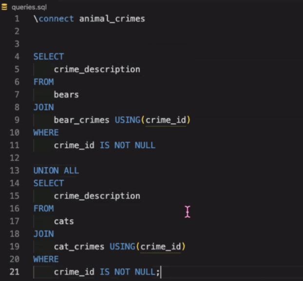 code text on black background