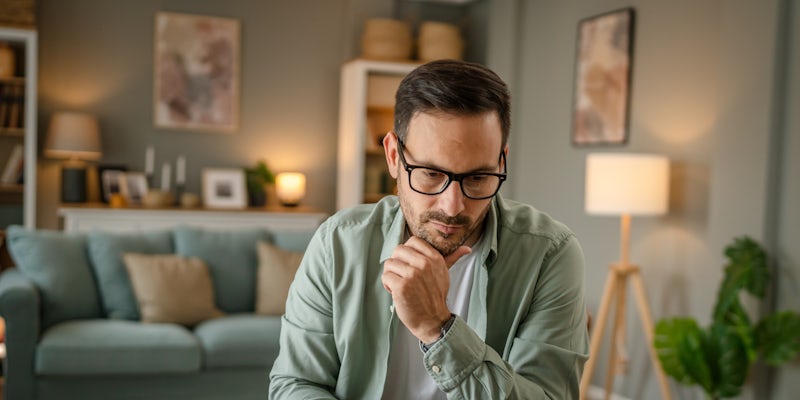 Man at laptop