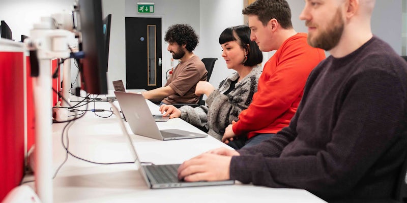 Software development bootcamp learning in Manchester