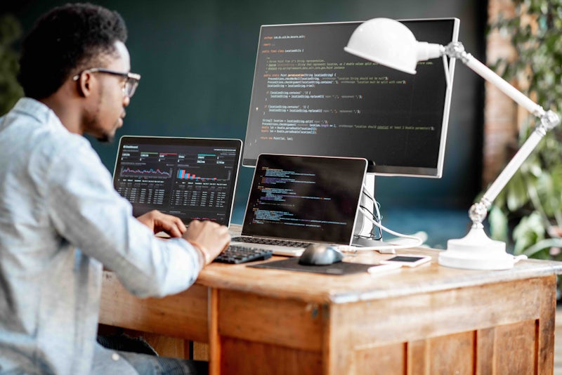 Solo programmer working at home