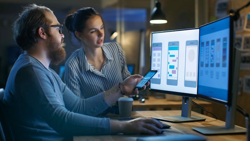 UX developer pair programming