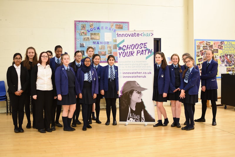 We've Partnered with InnovateHer to Empower Girls and Tackle Inequality in Tech