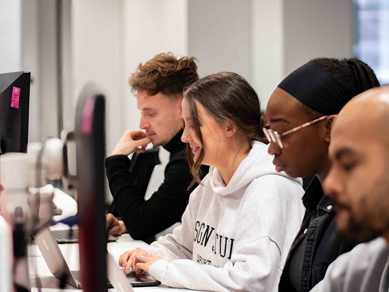 Female programmer at Northcoders