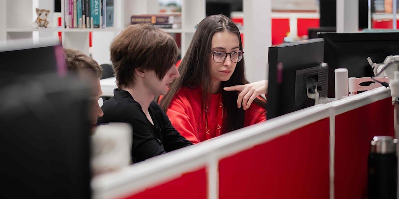 Pair programming at Northcoders