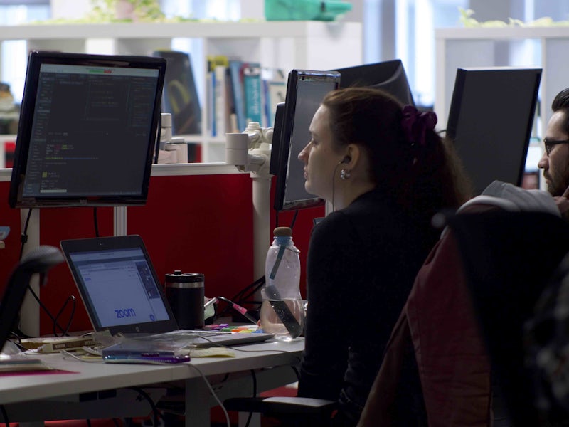 Individual coding at Northcoders
