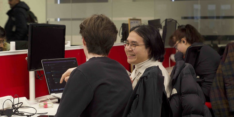 Pair programming at Northcoders