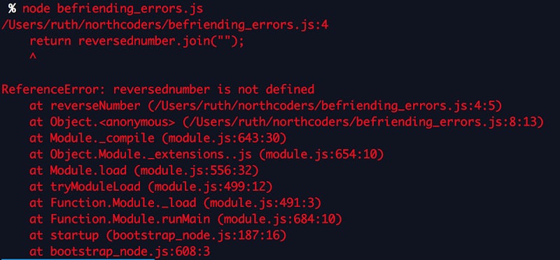 Making Friends with Errors in Your Code
